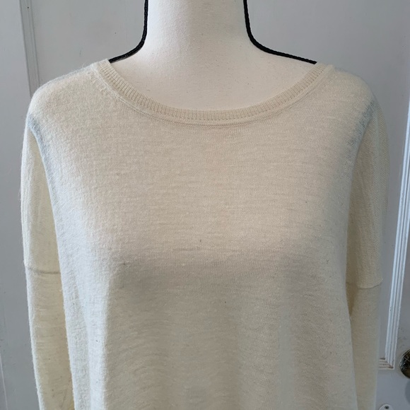 J Crew | Wool blend creamy white sweater - Picture 7 of 7